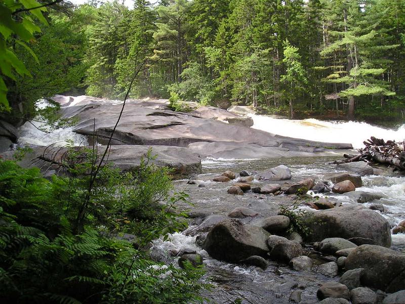 PemiBridgeHike (38).JPG - One last look at the falls before we headed out.